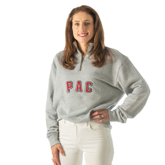 PAC Quarter Zip Grey Marle